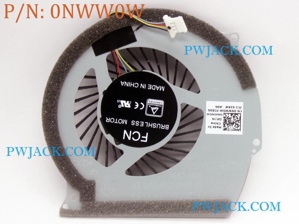 (image for) Dell Inspiron 15 7566 7567 CPU GPU Fan 0147DX 0NWW0W